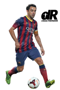 Xavi Hernandez football render