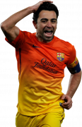 Xavi Hernandez football render