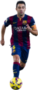 Xavi Hernandez football render