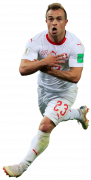 Xherdan Shaqiri football render