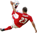 Xherdan Shaqiri football render