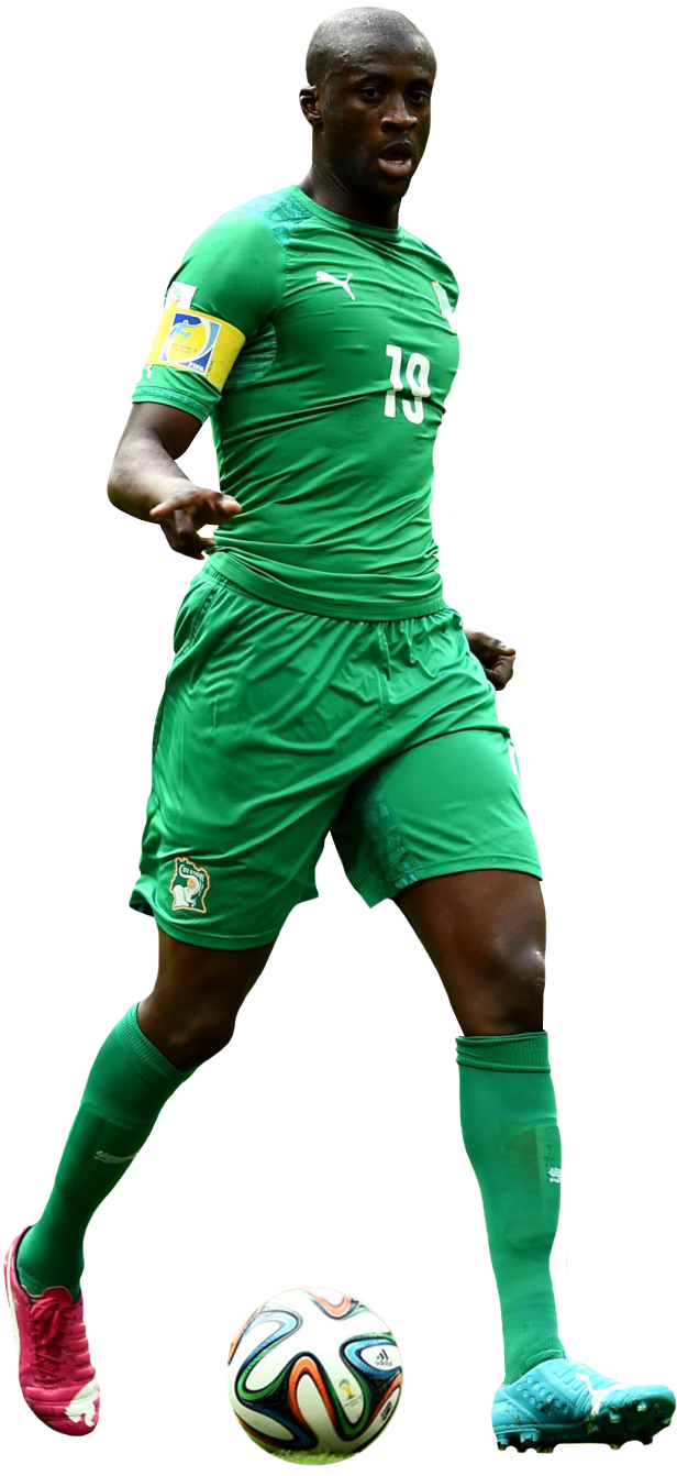 Yaya Toure football render - FootyRenders