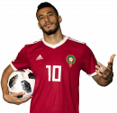 Younes Belhanda football render