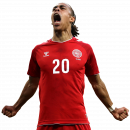 Yussuf Poulsen football render