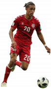 Yussuf Poulsen football render