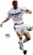 Zinedine Zidane football render