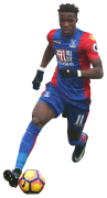 Wilfried Zaha football render