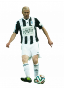 Zinedine Zidane football render