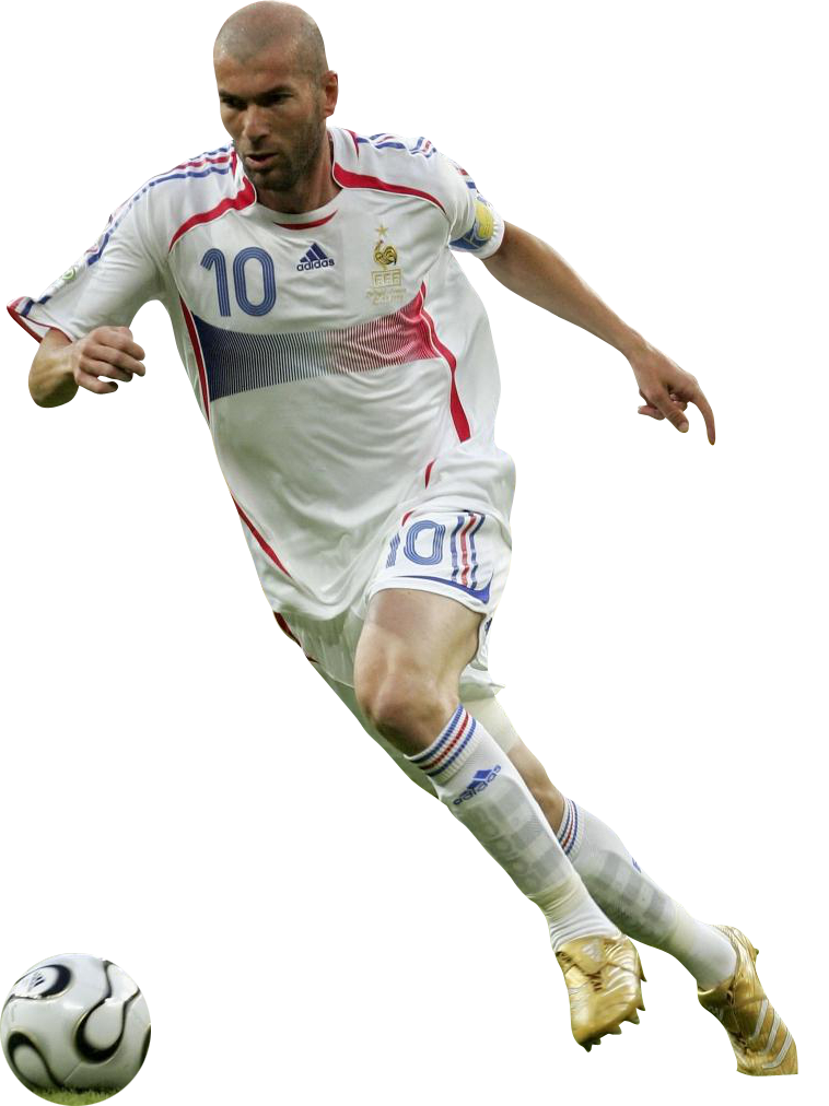 Zinedine Zidane football render - 28012 - FootyRenders