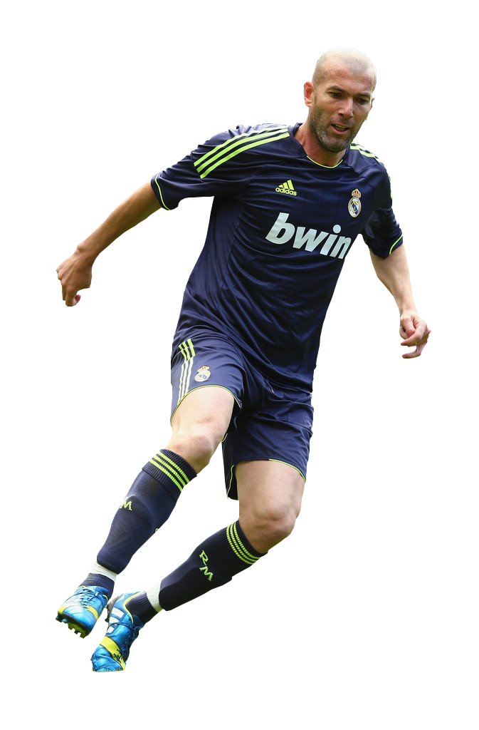 Zinedine Zidane football render - 5884 - FootyRenders