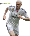 Zinedine Zidane football render