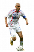 Zinedine Zidane football render