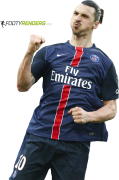 Zlatan Ibrahimovic football render