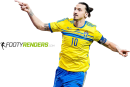 Zlatan Ibrahimovic football render