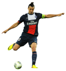 Zlatan Ibrahimovic football render