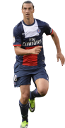 Zlatan Ibrahimovic football render