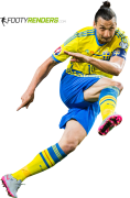 Zlatan Ibrahimovic football render