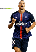 Zlatan Ibrahimovic football render