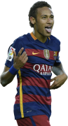 Neymar football render