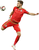 Aaron Ramsey football render