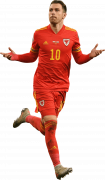 Aaron Ramsey football render