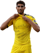 Achraf Hakimi football render