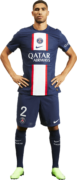 Achraf Hakimi football render