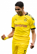 Achraf Hakimi football render