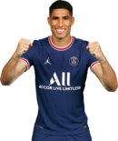 Achraf Hakimi football render