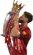 Adam Lallana football render