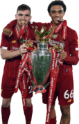 Andrew Robertson & Trent Alexander-Arnold football render