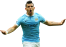 Sergio Aguero football render