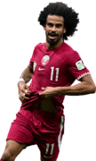 Akram Afif football render