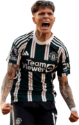 Alejandro Garnacho football render