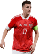 Aleksandr Golovin football render