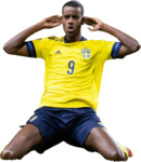 Alexander Isak football render