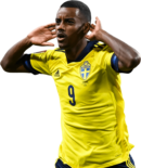 Alexander Isak football render