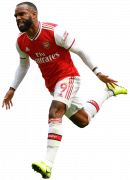 Alexandre Lacazette football render