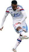 Alexandre Lacazette football render