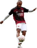 Alexandre Lacazette football render