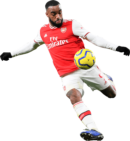 Alexandre Lacazette football render