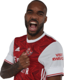 Alexandre Lacazette football render