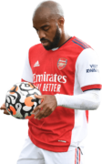 Alexandre Lacazette football render