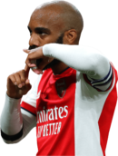 Alexandre Lacazette football render