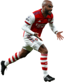 Alexandre Lacazette football render