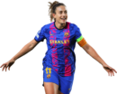 Alexia Putellas football render