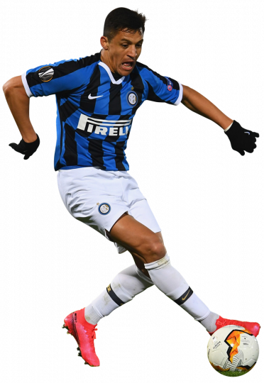 Alexis Sanchez Inter football render - FootyRenders