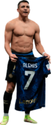 Alexis Sanchez football render