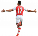 Alexis Sanchez football render