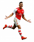 Alexis Sanchez football render